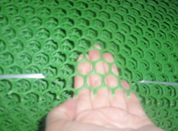 Plastic flat net